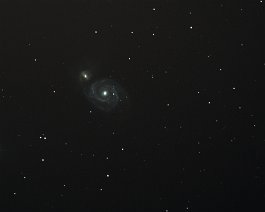 Whirlpool Galaxy Whirlpool Galaxy (M51): Taken on March 21, 2012 with an 8-inch f/4 Hardin Star Hoc Reflector, Celestron CG-5 GOTO Mount, Canon 350D DSLR (unmodified). Total...