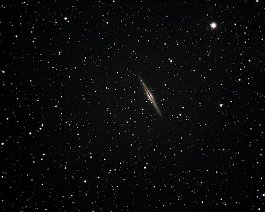Silver Sliver Galaxy NGC 891 is a well-known edge-on spiral galaxy in the constellation Andromeda. This image was captured on the night of September 15, 2018. Equipment includes a...
