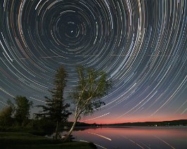 Lelaneau Star Trail w/ ISS This image was taken at the Leelanau RV Park on the night of May 23-24, 2014. Little did Eric know at the time, but the International Space Station crossed...