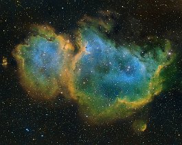 Soul Nebula (IC 1848) This emission nebula is located 7,500 light-years away in the constellation Cassiopeia, the Queen. It was captured between Nov. 5 - 7, 2020. Equipment used...