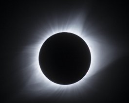 Solar Corona Taken with a Canon T5i on August 21, 2017 at 12:59 pm. A 1/90th sec. exposure at ISO200 through an 8-inch Hardin reflector on a Celestron CGEM mount at Stuhr...