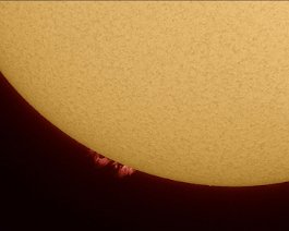 Solar Prominence #2 Image 2 of 3 taken on Aug. 11, 2008 with a Coronado MaxScope 70 & Lumenera.